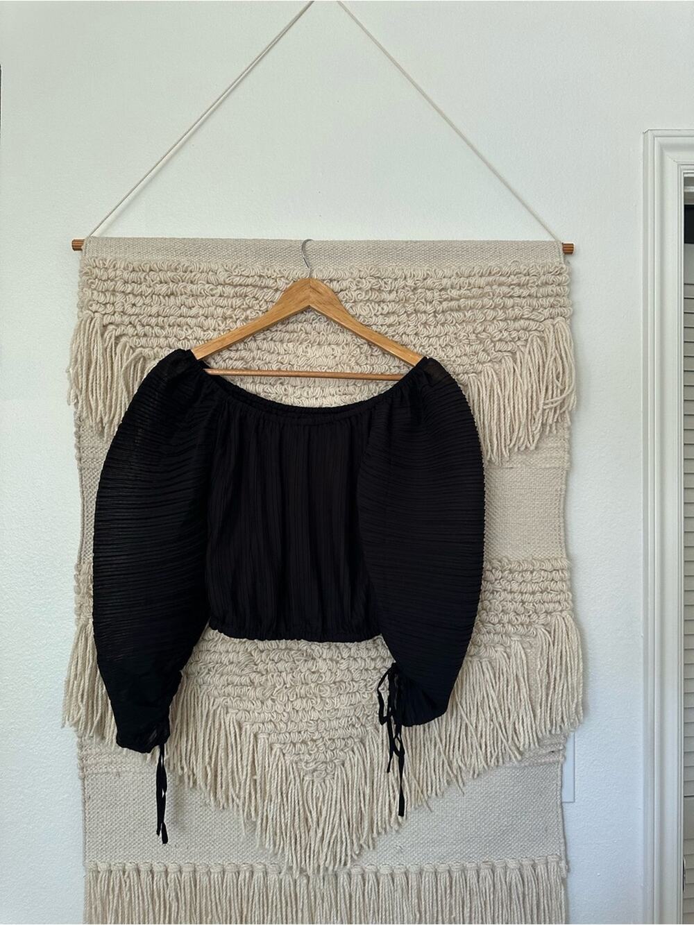 Ronny Kobo Chiara Off the Shoulder Blouse